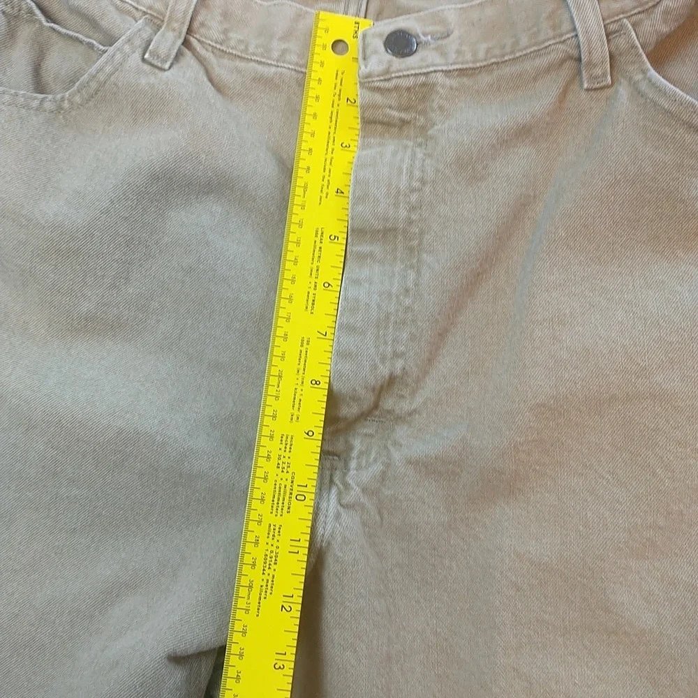 Wrangler Mens Relaxed Fit Denim Shorts Khaki Tan 38 Regular 606W1KH Cotton